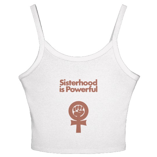 Sisterhood is Powerful Women's Spaghetti Strap Tank Top