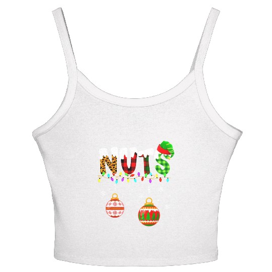 Funny Chest Nuts Couples Christmas Chestnuts Xmas Women's Spaghetti Strap Tank Top