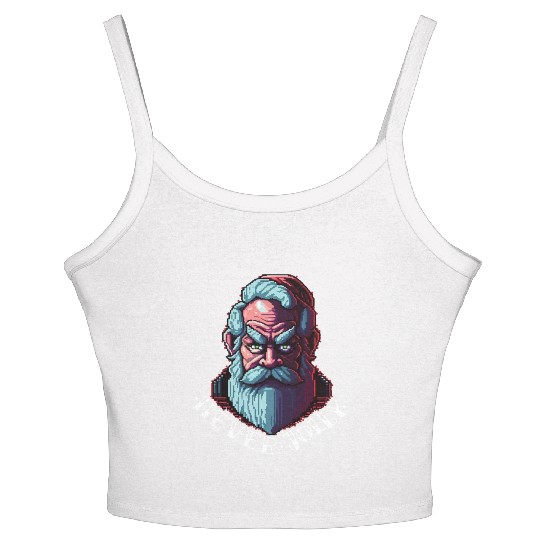 Grumpy Santa Women's Spaghetti Strap Tank Top