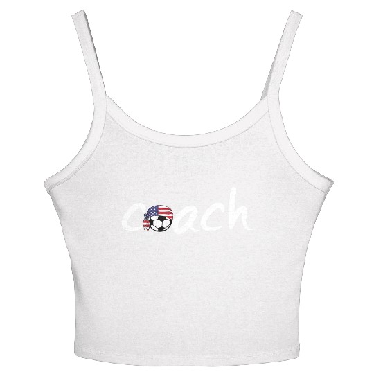 us soccer coach Women's Spaghetti Strap Tank Top