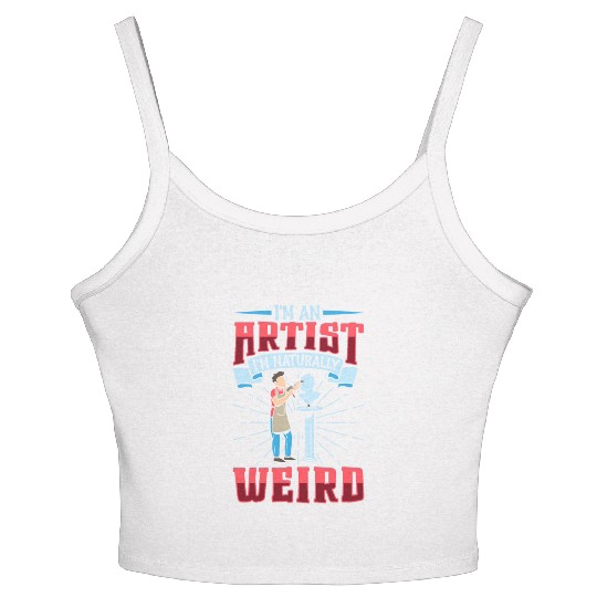 Artist Painting Painter Art Paint Art Teacher Women's Spaghetti Strap Tank Top