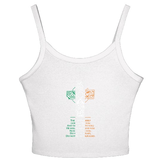 Celtic cross Women's Spaghetti Strap Tank Top