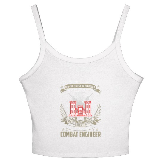 It Cannot Be Inherited | Purchased Combat Engineer Women's Spaghetti Strap Tank Top