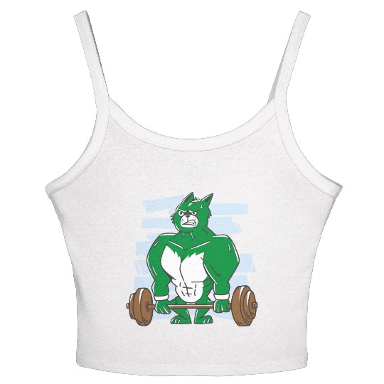 Pumping hulk. Gym Women's Spaghetti Strap Tank Top