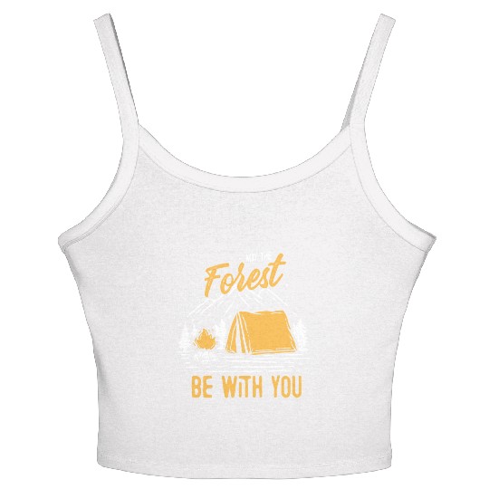 May The Forest Be With You Women's Spaghetti Strap Tank Top