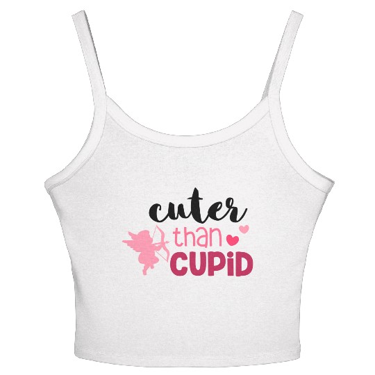 Cuter than Cupid Women's Spaghetti Strap Tank Top