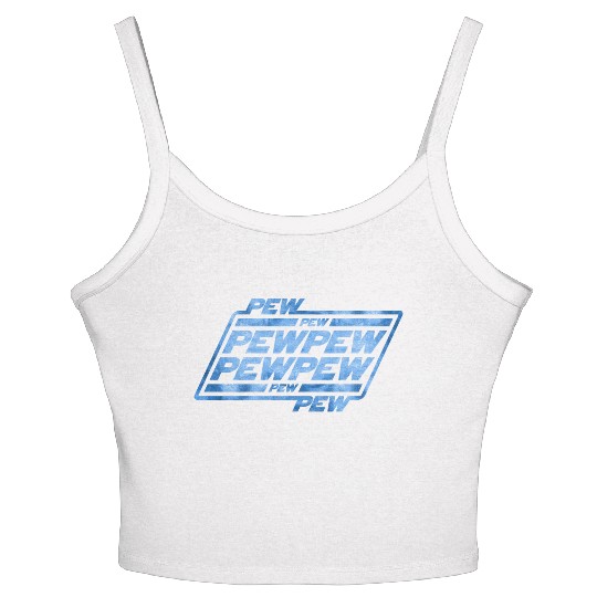 Pew Pew Pew Women's Spaghetti Strap Tank Top