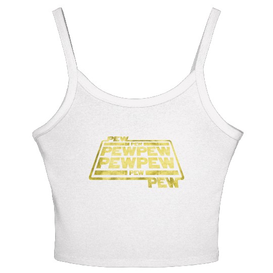 Pew Pew Pew Women's Spaghetti Strap Tank Top