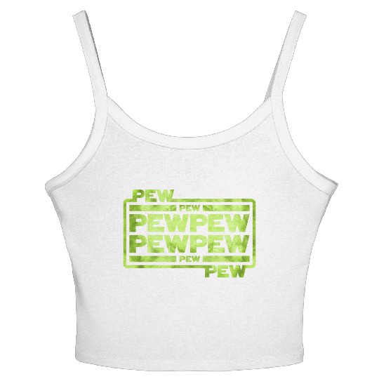 Pew Pew Pew Women's Spaghetti Strap Tank Top