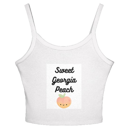 Sweet Georgia Peach Women's Spaghetti Strap Tank Top