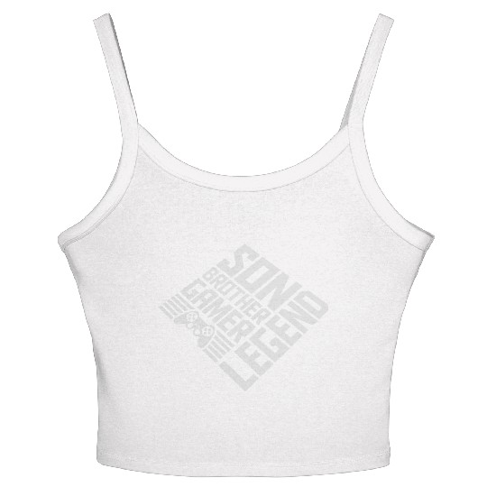 son brother gamer legend Women's Spaghetti Strap Tank Top