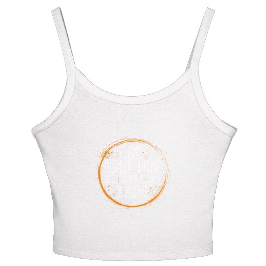 I Like Murder Shows Comfy Clothes And 3 People Women's Spaghetti Strap Tank Top