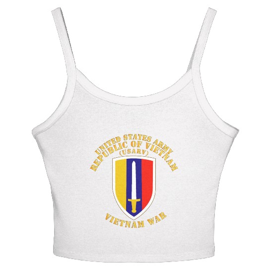 Army US Army Vietnam USARV Vietnam War Women's Spaghetti Strap Tank Top