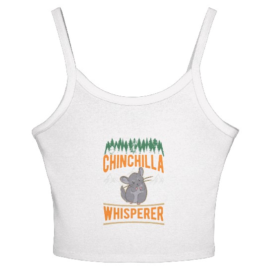 Chinchilla Whisperer Women's Spaghetti Strap Tank Top