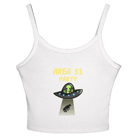 Area 51 Party - Alien Party Women's Spaghetti Strap Tank Top