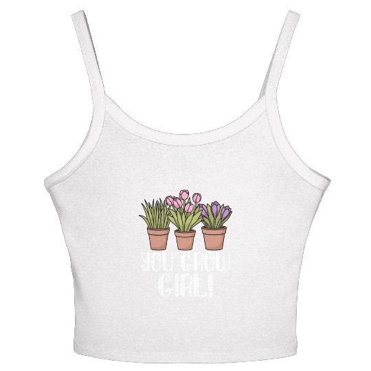 Gardening Plants Gardener Plantation Nature Gift Women's Spaghetti Strap Tank Top
