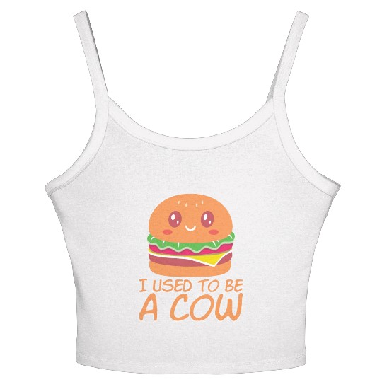 I Used To Be A Cow Women's Spaghetti Strap Tank Top