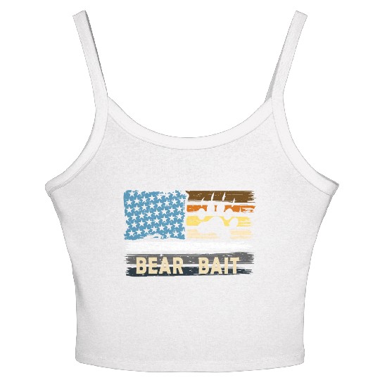 Gay Bear Bait Pride - Subgroup LGBTQ Community Women's Spaghetti Strap Tank Top