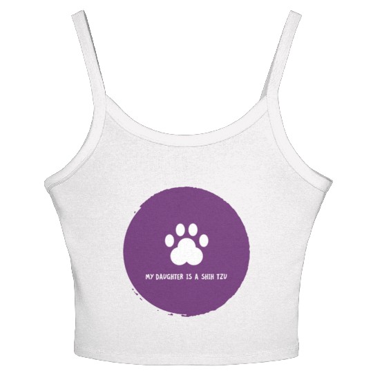My daughter is a Shih Tzu too! Women's Spaghetti Strap Tank Top