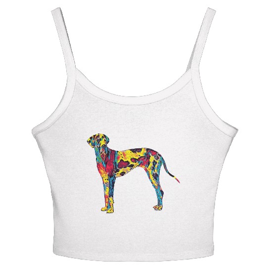 Big Dog Great Dane Women's Spaghetti Strap Tank Top