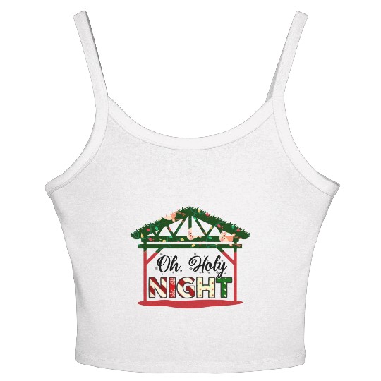 Oh Holy Night Women's Spaghetti Strap Tank Top
