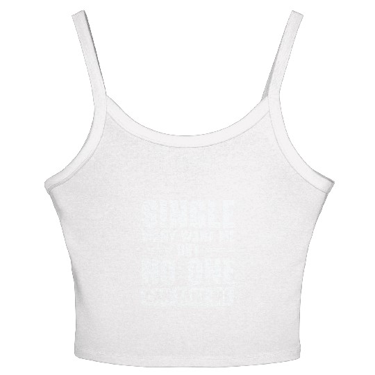 Single Relationship Solo Independent Single Quotes Women's Spaghetti Strap Tank Top