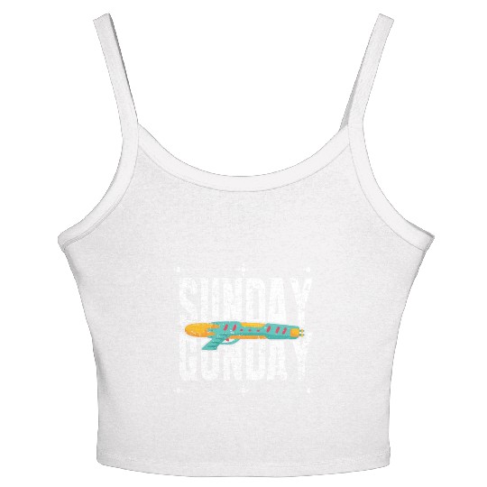Sunday Gunday Women's Spaghetti Strap Tank Top