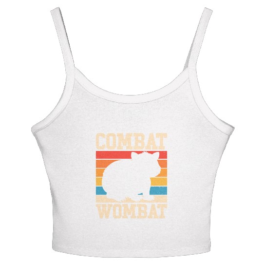 Combat Wombat For A Wombats Lover Women's Spaghetti Strap Tank Top