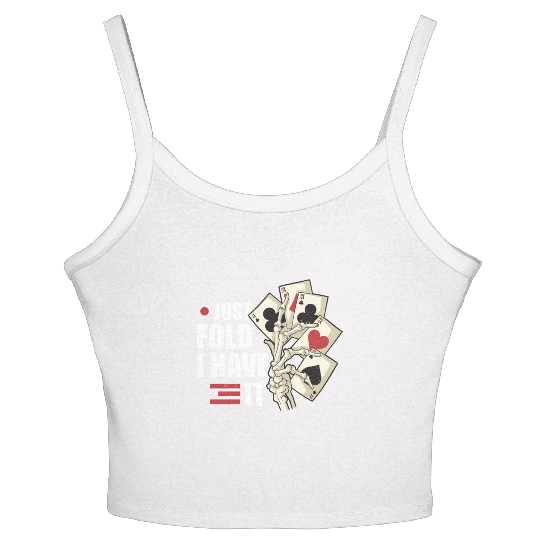 Poker Casino Poker Player Gambling Roulette Gift Women's Spaghetti Strap Tank Top