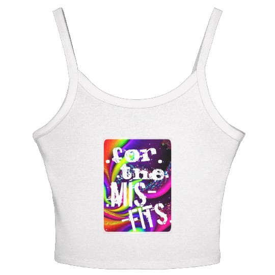 For the Misfits-2 Women's Spaghetti Strap Tank Top