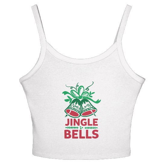 Jingle Bells Women's Spaghetti Strap Tank Top