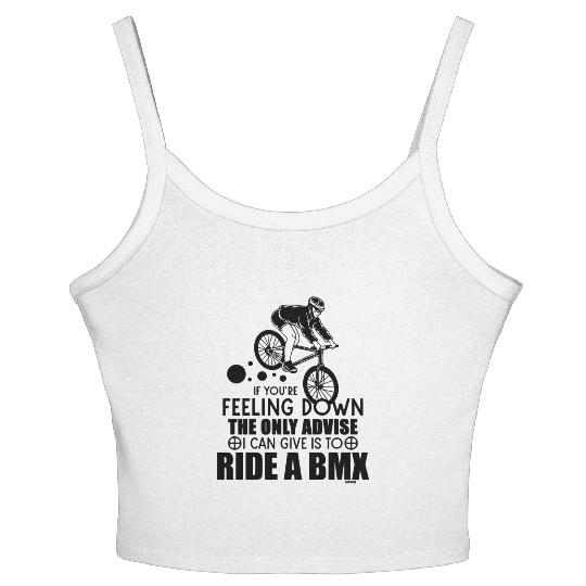 BMX bike tour Women's Spaghetti Strap Tank Top