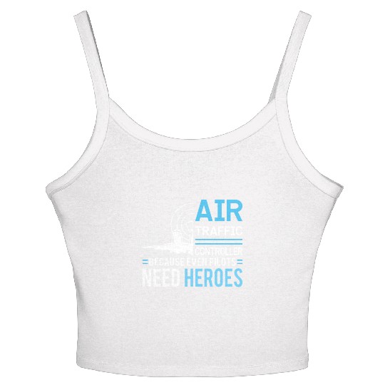 Air Traffic Controller Aircraft Flight Service Women's Spaghetti Strap Tank Top
