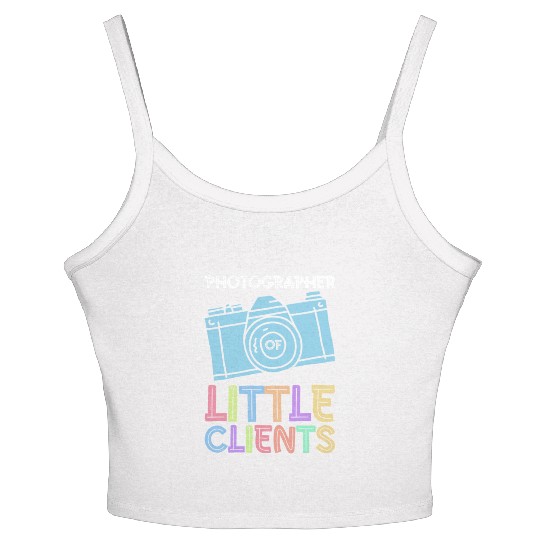 Photographer Of Little Clients - Newborn Women's Spaghetti Strap Tank Top