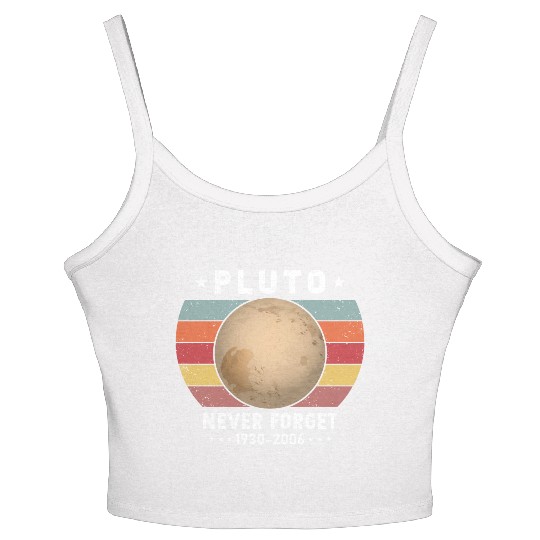 Pluto Never Forget 1930-2006 Women's Spaghetti Strap Tank Top
