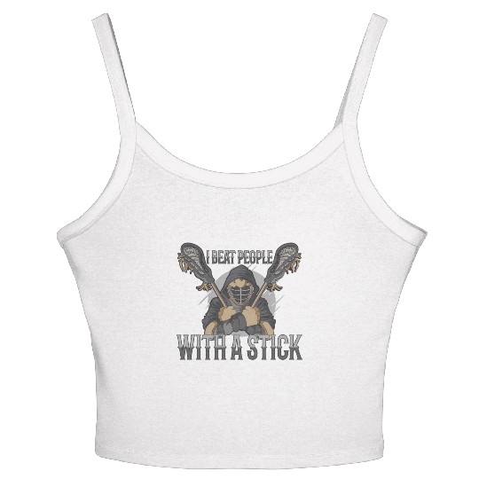 Lacrosse Player Lacrosse Coach Lax Player Sports Women's Spaghetti Strap Tank Top