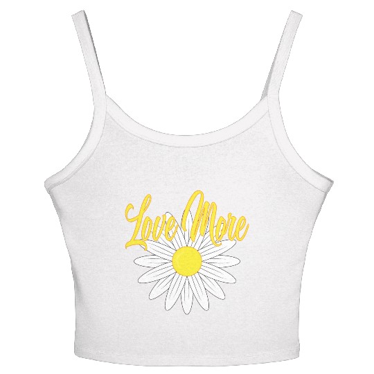 daisy flower Women's Spaghetti Strap Tank Top