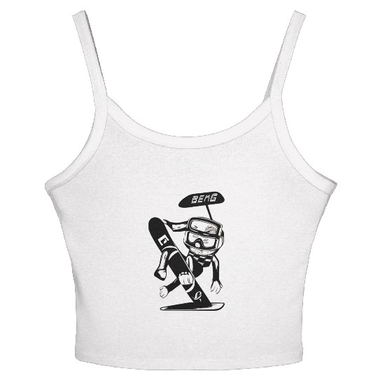 Eat Sleep Snowboarding Repeat Women's Spaghetti Strap Tank Top