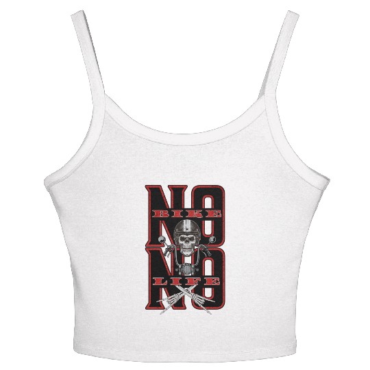 No Bike No Life NO BIKE NO LIFE Women's Spaghetti Strap Tank Top DESIGN TE