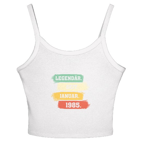 Legend Since January 1985 Women's Spaghetti Strap Tank Top