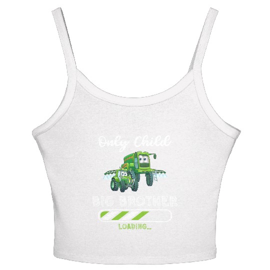 Big brother farmer tractor Women's Spaghetti Strap Tank Top