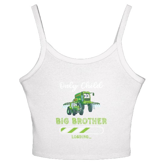 Big brother farmer tractor Women's Spaghetti Strap Tank Top