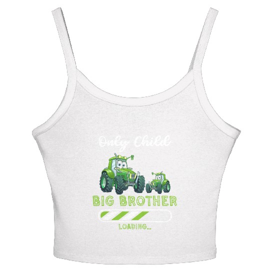 Big brother farmer tractor Women's Spaghetti Strap Tank Top