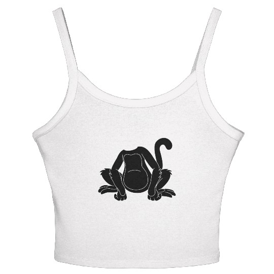 Monkey Orangutan Monkey Lover Chimpanzee Monkey Women's Spaghetti Strap Tank Top
