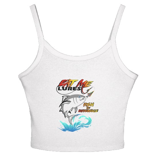 tuna fish Women's Spaghetti Strap Tank Top design