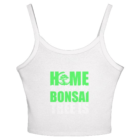 Bonsai Tree Owner Gift Bonsai Tree Gardening Women's Spaghetti Strap Tank Top