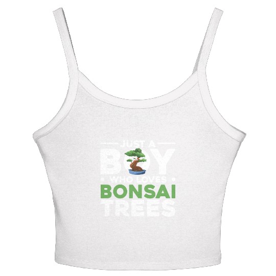 Bonsai Tree Owner Gift Bonsai Tree Gardening Women's Spaghetti Strap Tank Top