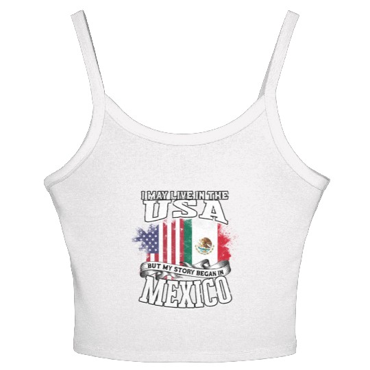 US Immigrant Indigenous USA Immigrants america Women's Spaghetti Strap Tank Top