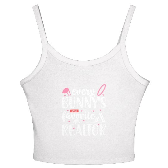Realtor Easter Real Estate Agent Women's Spaghetti Strap Tank Top