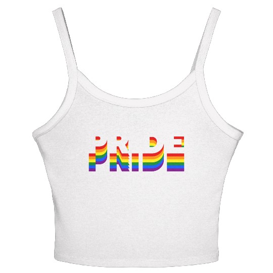 LGBTQ Pride Women's Spaghetti Strap Tank Top